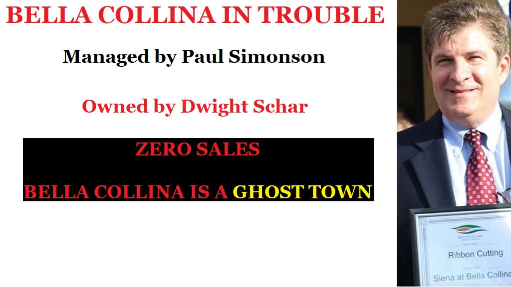 Bella Collina is in trouble with Paul Simonson